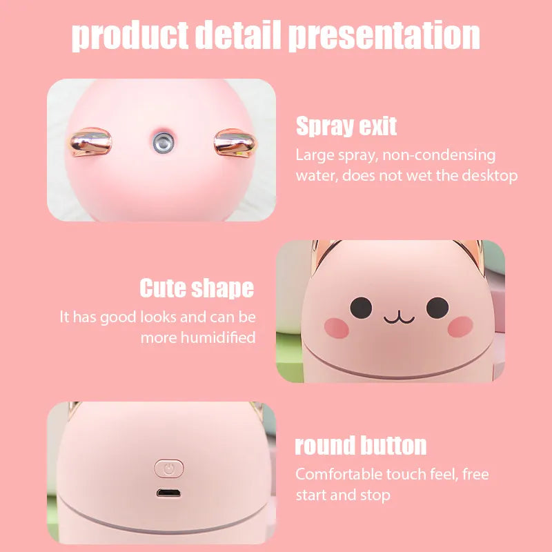 Mini Cute Air Humidifier Essential Oil Humidificadores